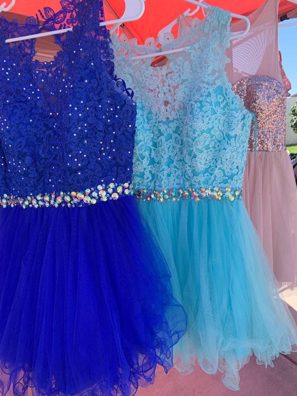Blue Girl Dress XXL - Two Dresses - in great condition